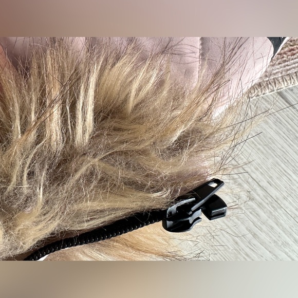 Point Zero Winter Hooded Jacket- Removable Fur- Blush - Size 5 - Picture 6 of 16